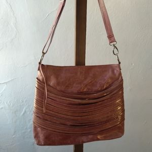Latico Strappy Leather Shoulder Bag